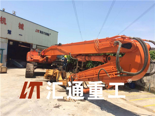 挖掘機(jī)打樁臂、打樁臂、打樁錘、挖掘機(jī)打樁臂廠家