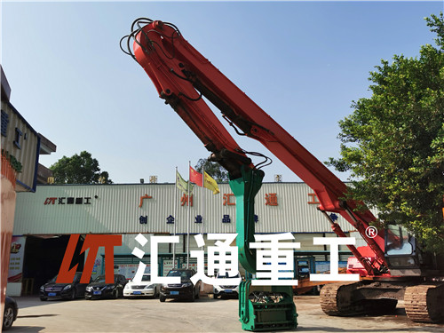 挖掘機(jī)打樁臂、打樁臂、打樁錘、挖掘機(jī)打樁臂廠家