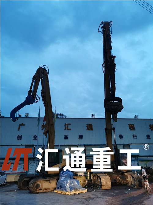 挖掘機(jī)打樁臂、打樁臂、打樁錘、挖掘機(jī)打樁臂廠家